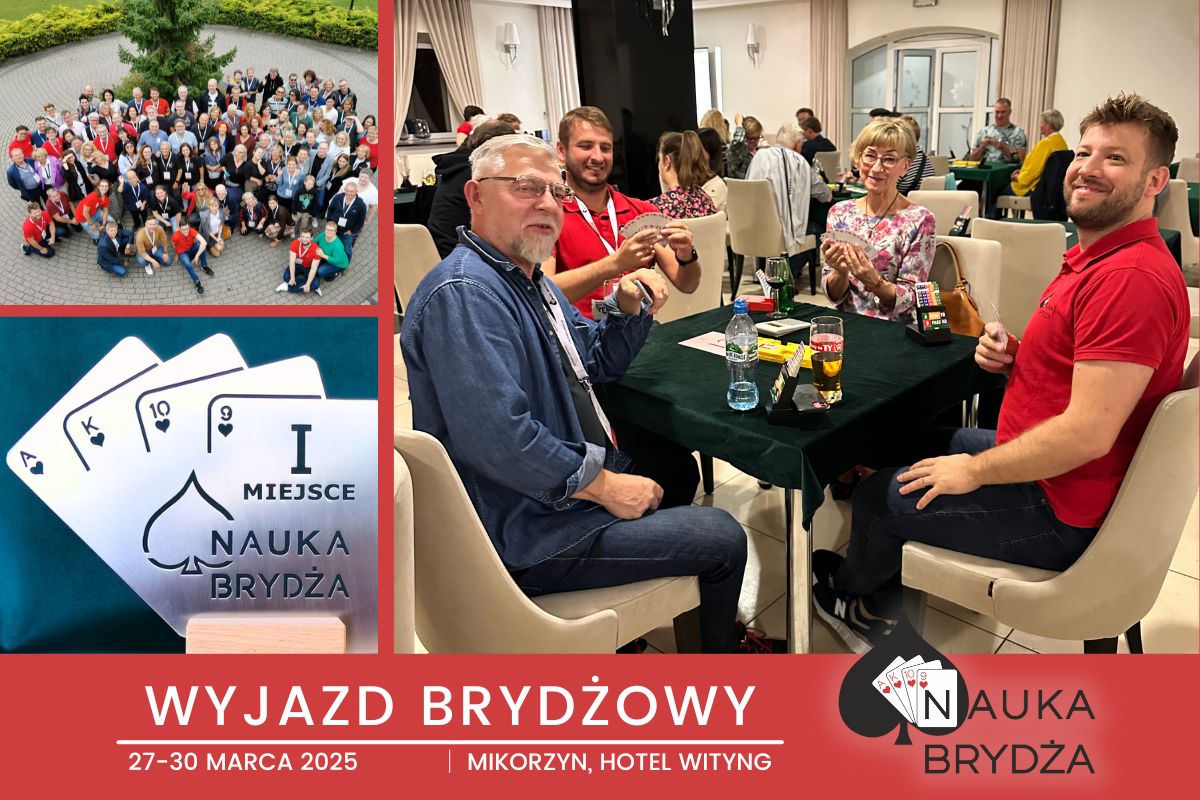 27-30.03.2025 – wyjazd brydżowy w Mikorzynie